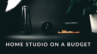 How to Build a HOME PHOTOGRAPHY STUDIO in a SMALL PLACE [upl. by Morgenthaler]