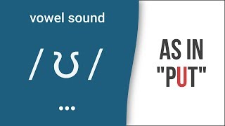 Vowel Sound  ʊ  as in quotputquot  American English Pronunciation [upl. by Jamille]