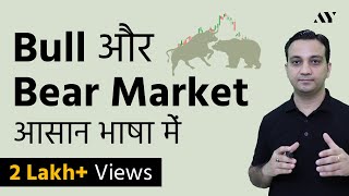 Bull Market amp Bear Market  Explained in Hindi [upl. by Tilford242]