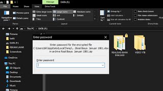 Cara memberi password pada file atau folder [upl. by Papageno]