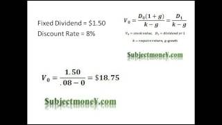 Dividend Discount Model DDM  Constant Growth Dividend Discount Model  How to Value Stocks [upl. by Kroll]