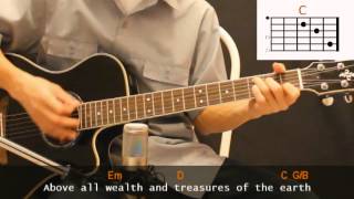 Paul Baloche  Above All Cover With Guitar Chords Lesson [upl. by Clorinda]