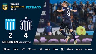 TorneoBinance 2023  Fecha 15  resumen de Racing  Talleres [upl. by Buchheim]