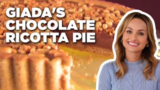 How to Make Giadas Chocolate Ricotta Pie  Everyday Italian  Food Network [upl. by Kraul]