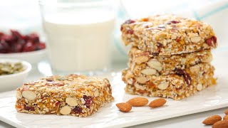 Healthy Breakfast Bars  MakeAhead Breakfast Idea [upl. by Yerac786]