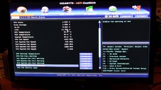 Gigabyte UEFI BIOS Overview Z77XUD4H [upl. by Ecirehs]