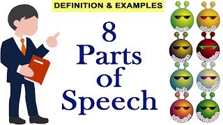 Parts of Speech English Grammar Lessons and Worksheets [upl. by Hakceber]