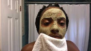 Aztec Healing Clay Mask Tutorial  Prep Application amp Removal [upl. by Ahsetel]