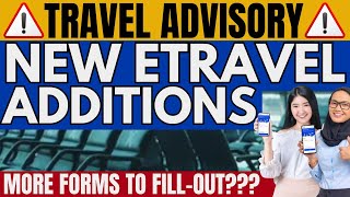 🔴NEWLY UPDATED ETRAVEL REGISTRATION HAS ALREADY STARTED FOR FOREIGN NATIONALS TRAVELING TO PH [upl. by Kellia]