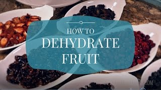 How To Get Started Dehydrating Fruit [upl. by Nwotna92]