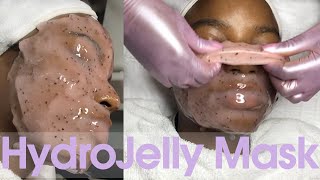 HydroJelly Mask  FULL Application and Removal [upl. by Ayerdna]