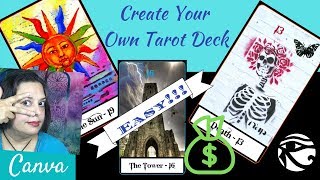 Create Your Own Tarot Deck With Canva [upl. by Clarita]