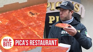 Barstool Pizza Review  Picas Restaurant Upper Darby PA [upl. by Melesa]