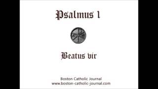 Psalm 1 in Latin [upl. by Barnum469]