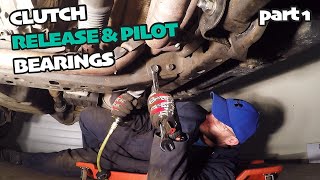 How to Replace a Clutch Release amp Pilot Bearing PART 1 of 3 [upl. by Minerva]