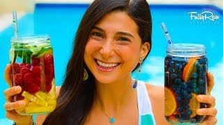 FullyRaw FruitInfused Vitamin Water Aguas Frescas [upl. by Ydnor891]