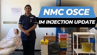 NMC OSCE IM Injection update [upl. by Ryun708]