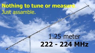 222  224 MHz Ham Radio Yagi antenna [upl. by Berni]