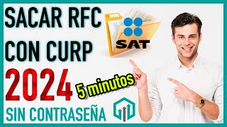 Como obtener tu RFC en linea gratis Descarga tu RFC SAT en linea [upl. by Esilec]