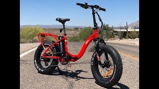 iGo Fat Folding Electric Bike Review  Electric Bike Report [upl. by Karalynn527]