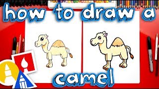 How To Draw A Cartoon Camel [upl. by Nahgam752]