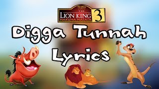 The Lion King 3  Digga Tunnah Dance  With Lyrics [upl. by Chemaram]