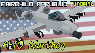 FairchildRepublic A10 quotWarthogquot  Plane Crazy  Tutorial [upl. by Papp]