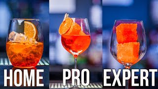 How to Make Aperol Spritz Home  Pro  Expert [upl. by Lalaj]