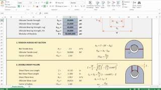 4 Lifting Lug Analysis  Simplified [upl. by Clerc944]