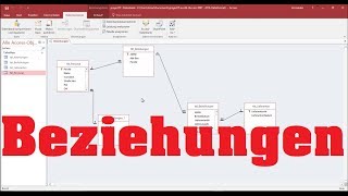 Ms Access 2016 002 Datenbank mit mehreren Tabellen und Beziehungen erstellen [upl. by Romine106]