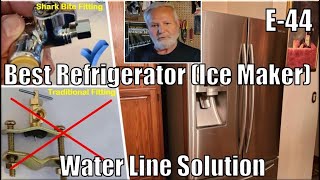 Refrigerator Water Line Installation [upl. by Schafer532]