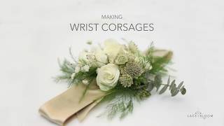 How to make a Wrist Corsage  DIY Wedding Flowers [upl. by Swift537]