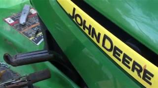 John Deere X300 Mower Maintenance [upl. by Ailana]