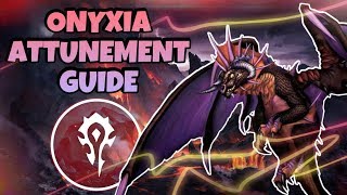 FULL Onyxia Attunement Guide  HORDE  Classic WoW Quest Guide [upl. by Vale]