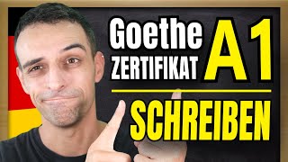 Goethe Zertifikat A1 SCHREIBEN  How to pass the written part  German A1 Goethe Exam [upl. by Nicky]