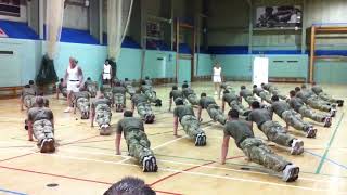 Royal Marines Gymnasium Training  IMF [upl. by Chapa312]