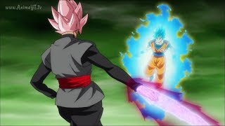 Goku SSJ Blue vs Black SSJ Rose Latino DBS [upl. by Cortney474]