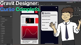 Gravit Designer Corel Verctor curso completo desde cero tutorial en español [upl. by Neelahtak]