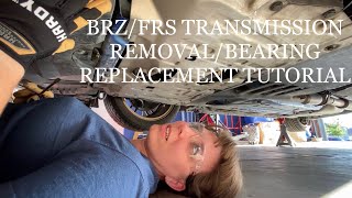 BRZFRS Transmission removal Bearing Replacement Tutorial [upl. by Eizzil]