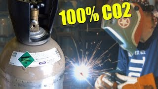 🔥 MIG Welding with 100 CO2 [upl. by Hctud851]