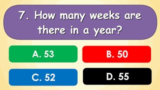 Quiz Time  GK Questions for Kids  General Knowledge Trivia Questions and answer for Kids [upl. by Annahsor]