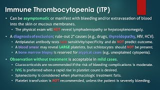 Immune Thrombocytopenic Purpura [upl. by Dulla]