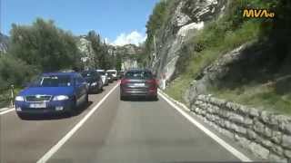 Italy  Italien Torbole  Autostrada A22 Lake Garda [upl. by Nanine]