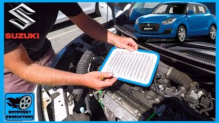 How to Replace a Suzuki Swift Air Filter [upl. by Layap]