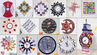 27 Handmade DIY Wall Clock Making From Waste Items [upl. by Farmer]