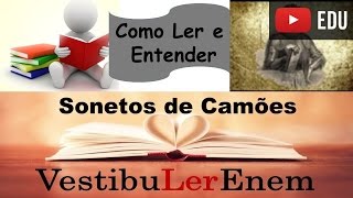 COMO LER E ENTENDER  Sonetos de Camões [upl. by Nelyt]