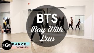 BTS quotBoy With Luvquot Dance Tutorial Pre Chorus Chorus [upl. by Godden]