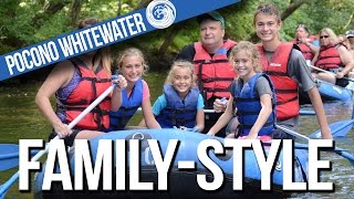 Pocono Whitewater  Family Style Whitewater Rafting [upl. by Allbee]