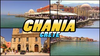 CHANIA  Crete  Greece 4k [upl. by Jennings88]