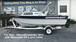 Starcraft Islander 191V Cuddy Cabin Fishing Boat  SOLD [upl. by Bosch710]